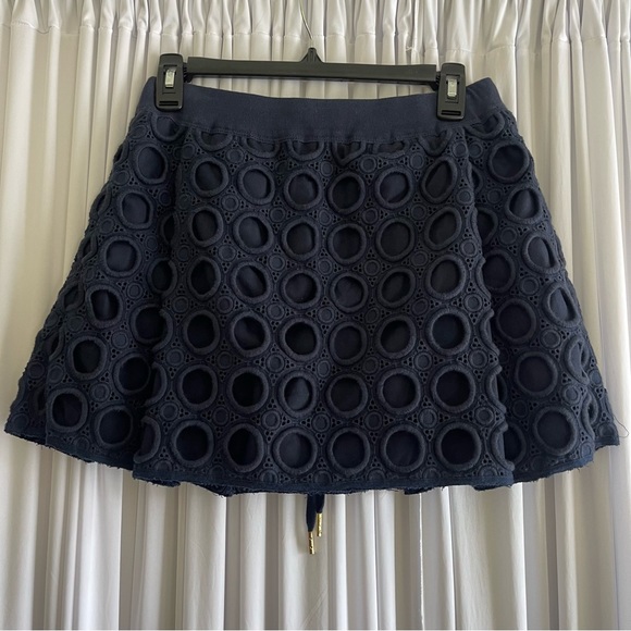 Juicy Couture Navy Blue Mini Circle Skirt - Picture 1 of 5